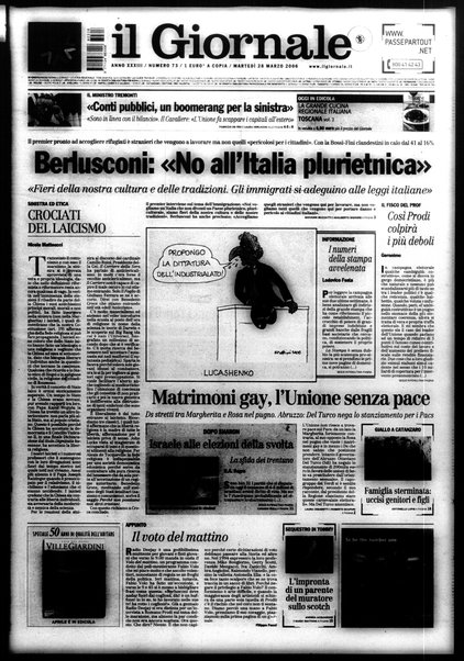 Il giornale : quotidiano del mattino